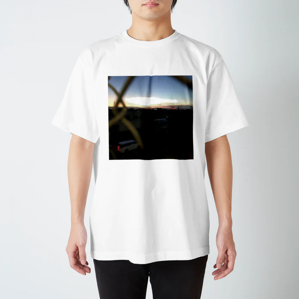 0__tktの田舎の夕焼け スタンダードTシャツ