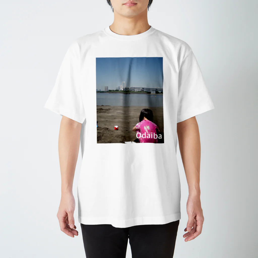 お台場ローズベイデザインの子供の写真とニックネーム入り！ スタンダードTシャツ