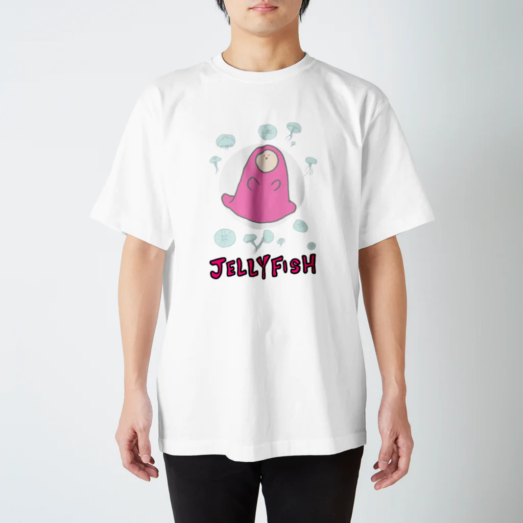 フトンナメクジのJELLYFISH - クラゲトナメクジ スタンダードTシャツ