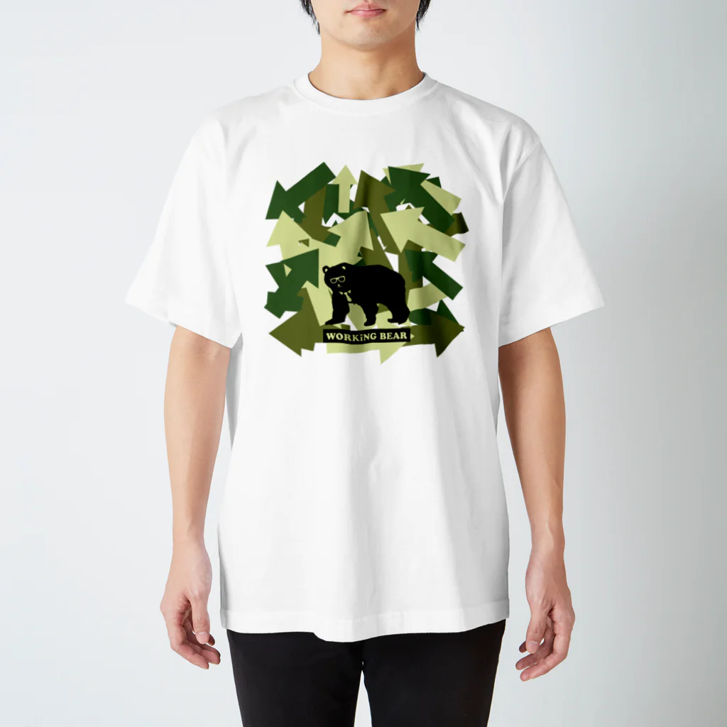 WORKING BEARの【WORKING BEAR】Arrow Bear スタンダードTシャツ