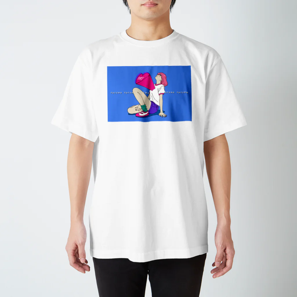 ねこぜもんのTOTEMO SUKI フロントプリント Regular Fit T-Shirt