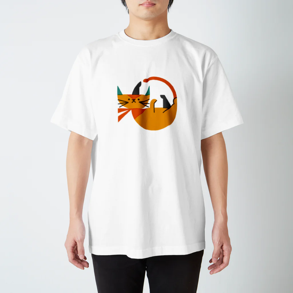 サタケシュンスケ｜イラストレーターのネコ（1） スタンダードTシャツ