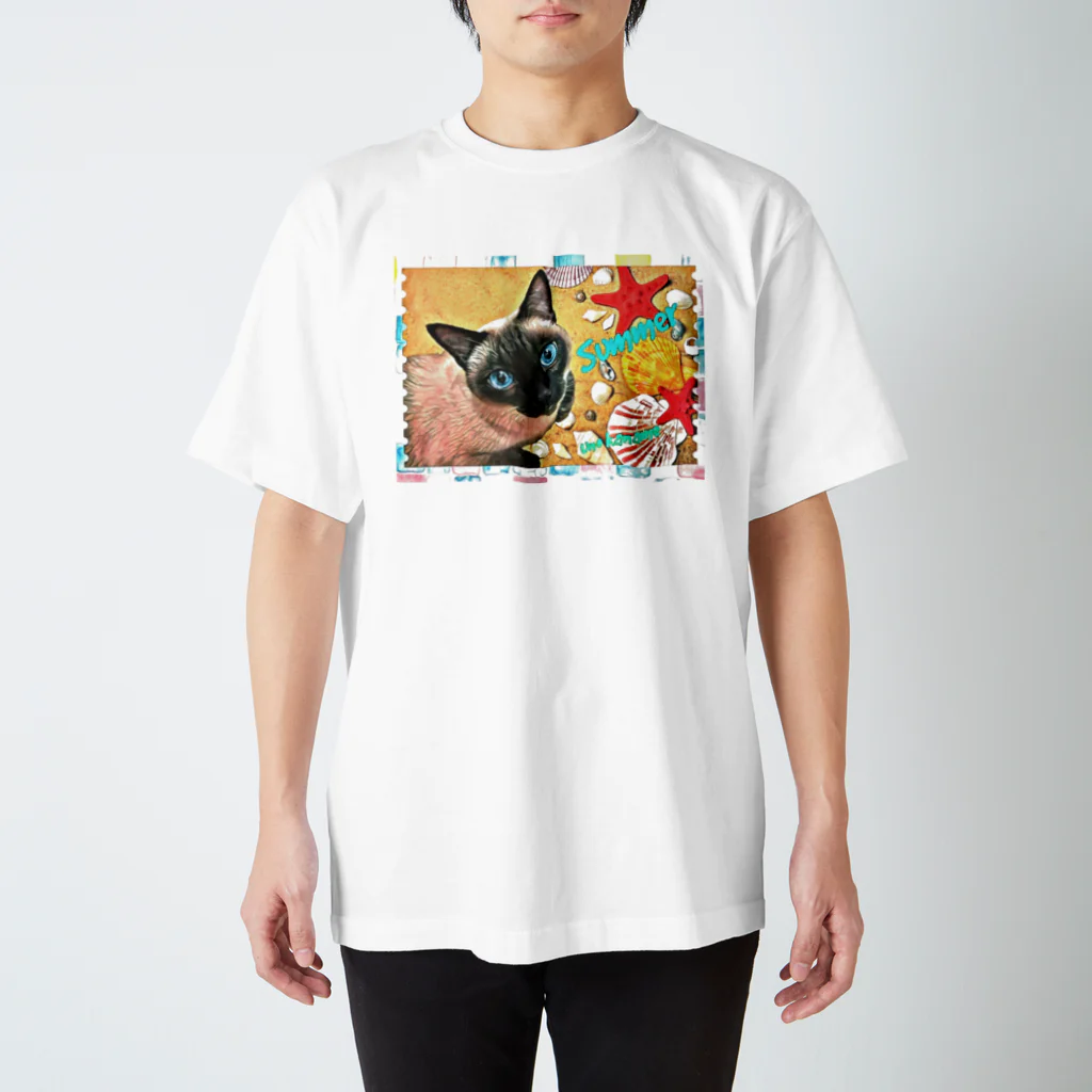 宇乃 枢のUno Summer(貝殻) Regular Fit T-Shirt