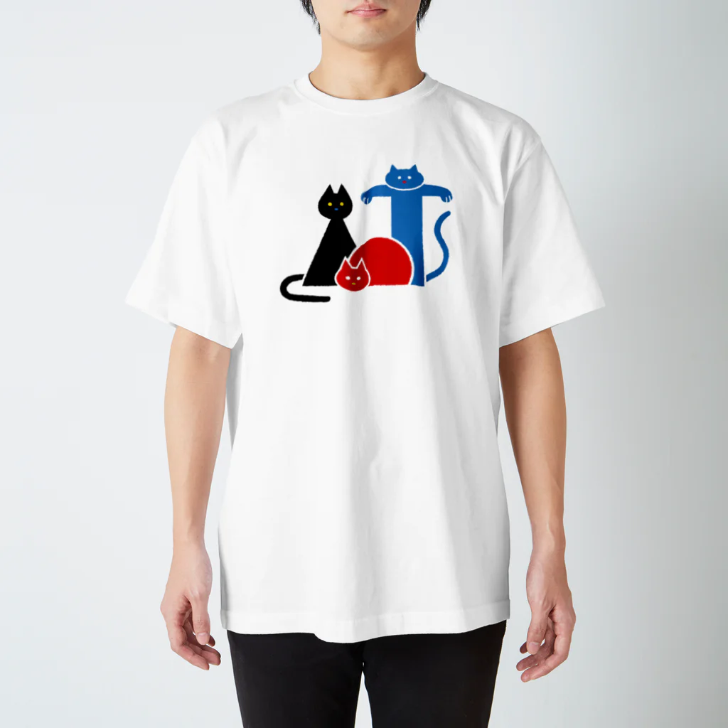 しりもとのねこ３ スタンダードTシャツ