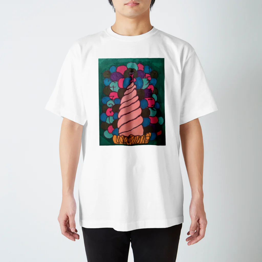 shimizusanpoの剥き出しの亀頭 スタンダードTシャツ