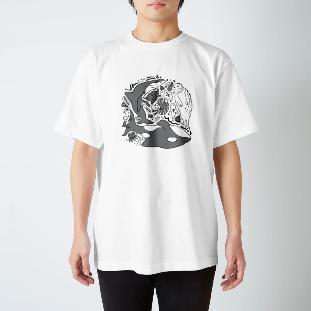 たなかちゃんの海の生きもの Regular Fit T-Shirt