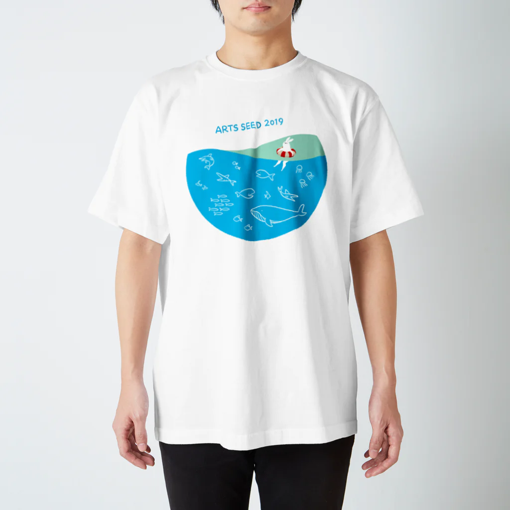 ARTS SEED OKITAMA 2019のASO2019×タドリ 海！ スタンダードTシャツ