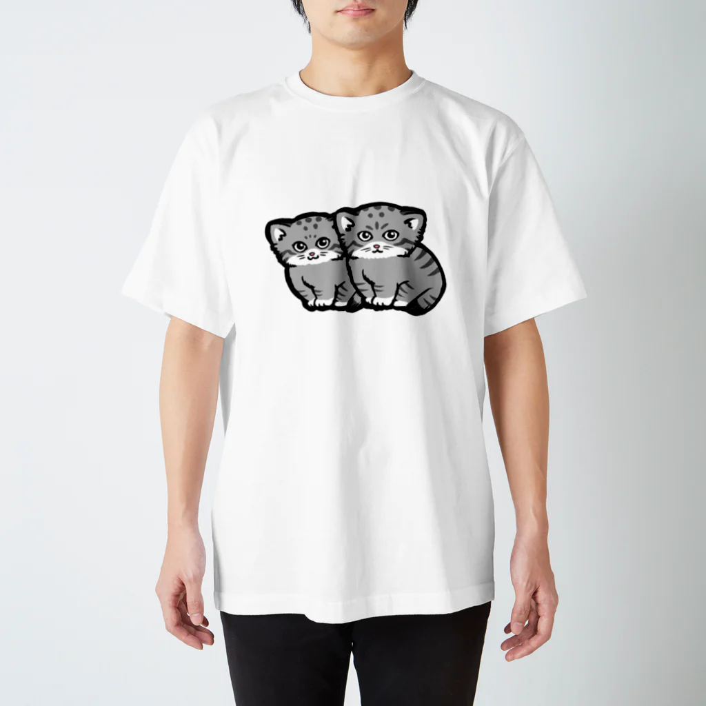 もんもんの双子のマヌルネコ Regular Fit T-Shirt