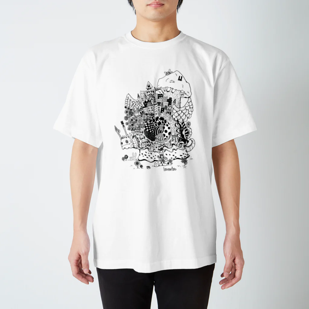 色音色のTシャツ屋さん ironeiro  T-shirt ShopのMagical Snail スタンダードTシャツ