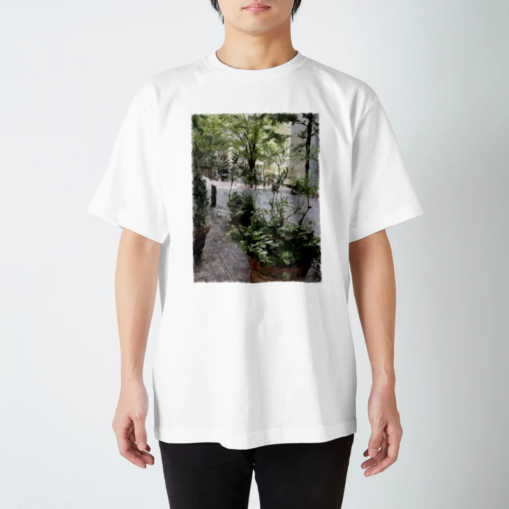 日暮里アンバサダーの東京の景色シリーズ【丸の内】 Regular Fit T-Shirt