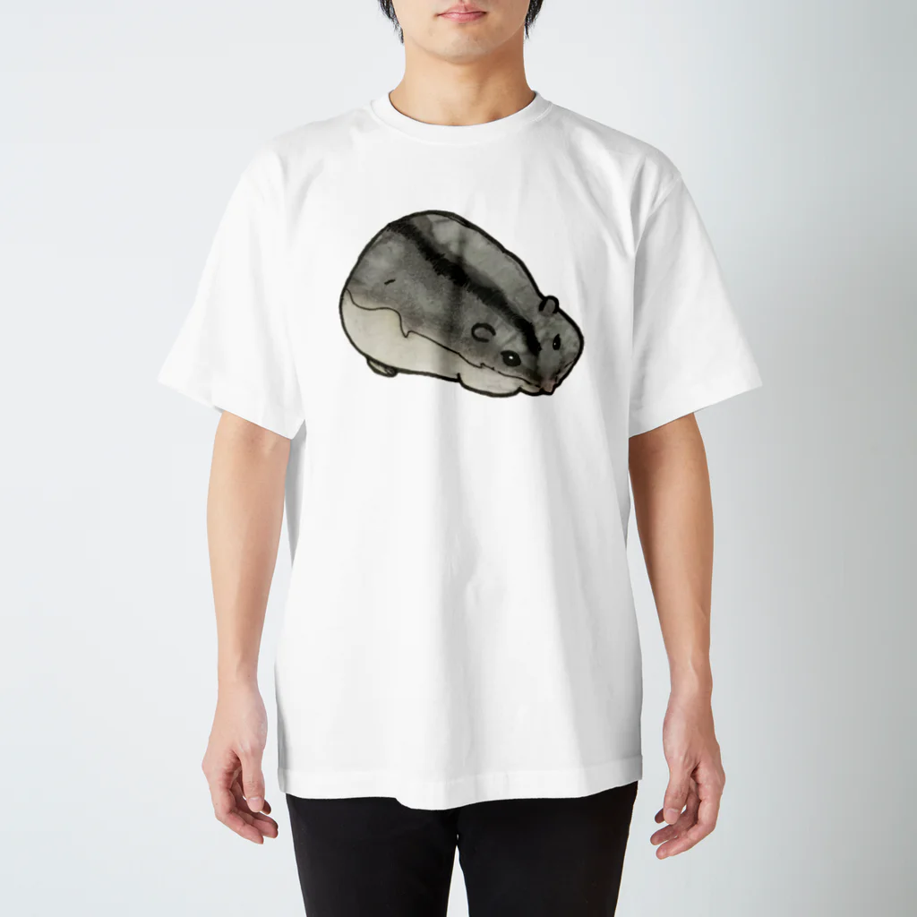 ぺちぺち工房 Pechi Pechi Atelierのジャンガリアンハムスター Regular Fit T-Shirt