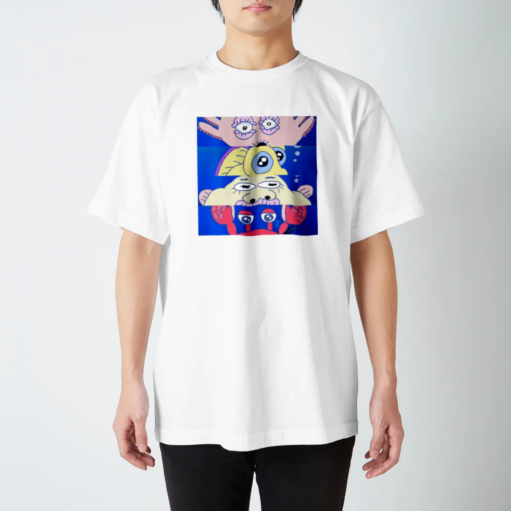 ぎょんすの寺子屋の深海オールスター スタンダードTシャツ