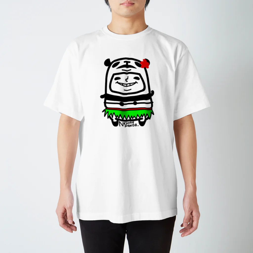 NEKOZE PANDAのハワイアンぱんだ スタンダードTシャツ