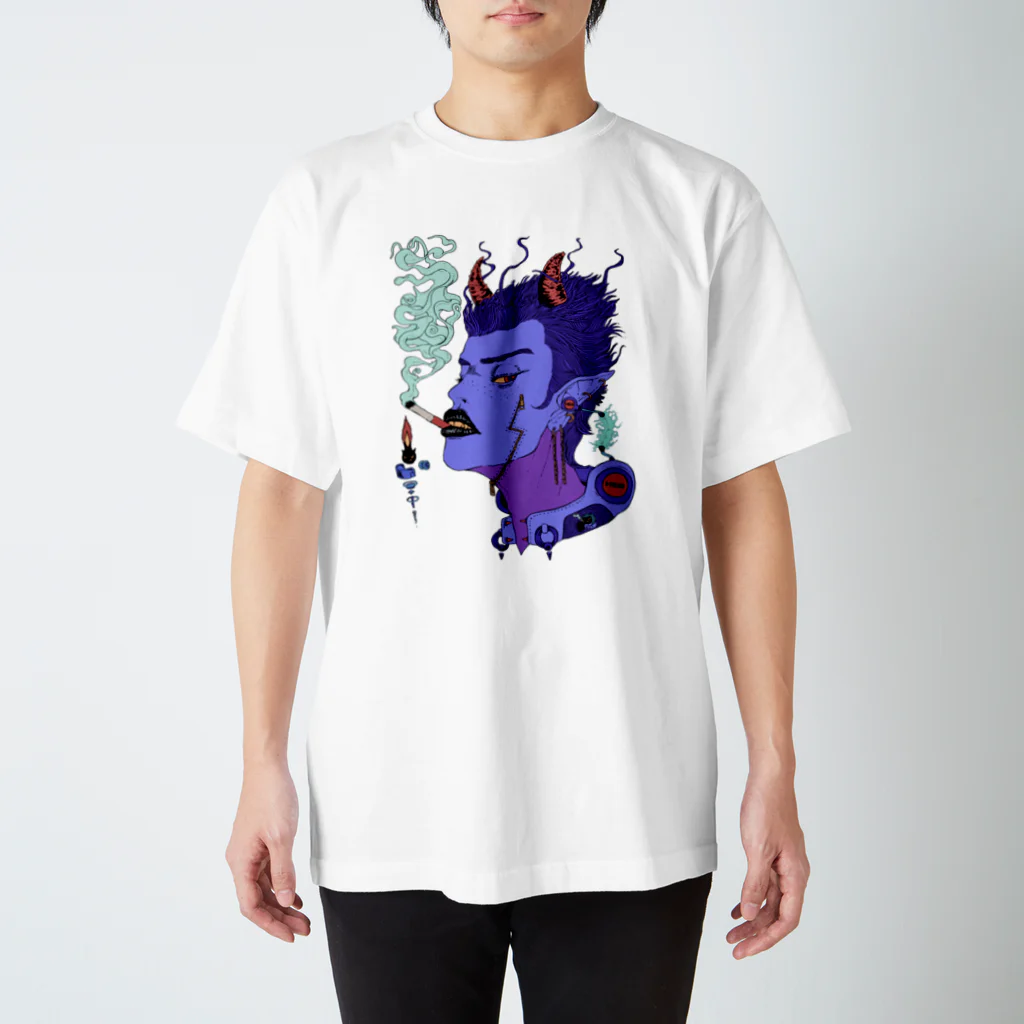 HElll - ヘル - の地獄で一服ヲ フルカラーver. Regular Fit T-Shirt