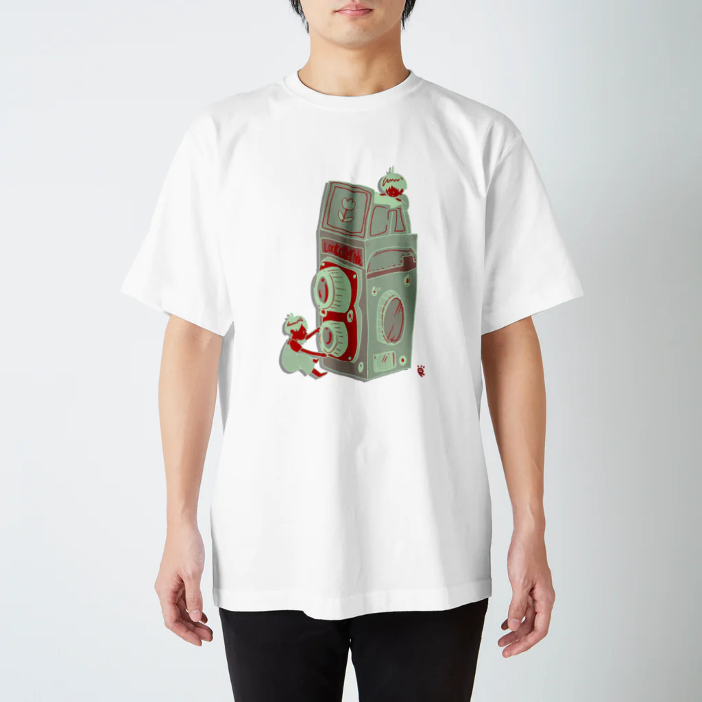 なで肩うさぎの美香堂のCAMERA BOY'S スタンダードTシャツ