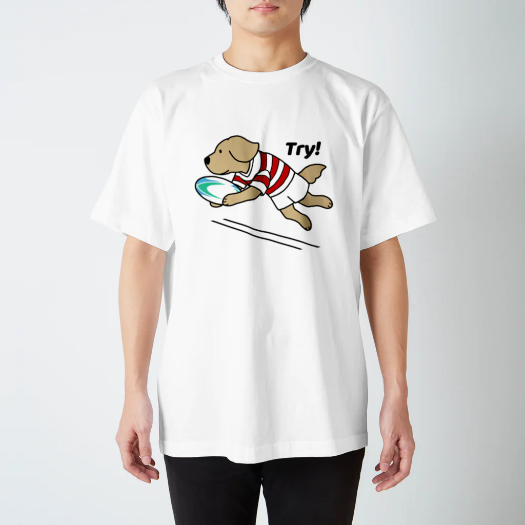 efrinmanのラグビー1（前面） スタンダードTシャツ