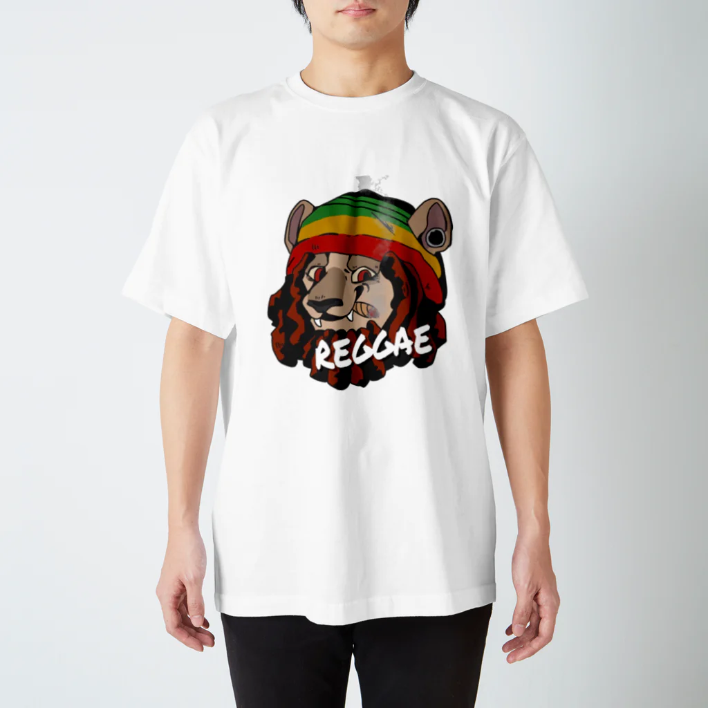 👾Churro👾のreggae lion Regular Fit T-Shirt