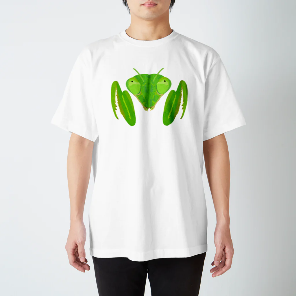 さちこの生物雑貨のカマキリ スタンダードTシャツ