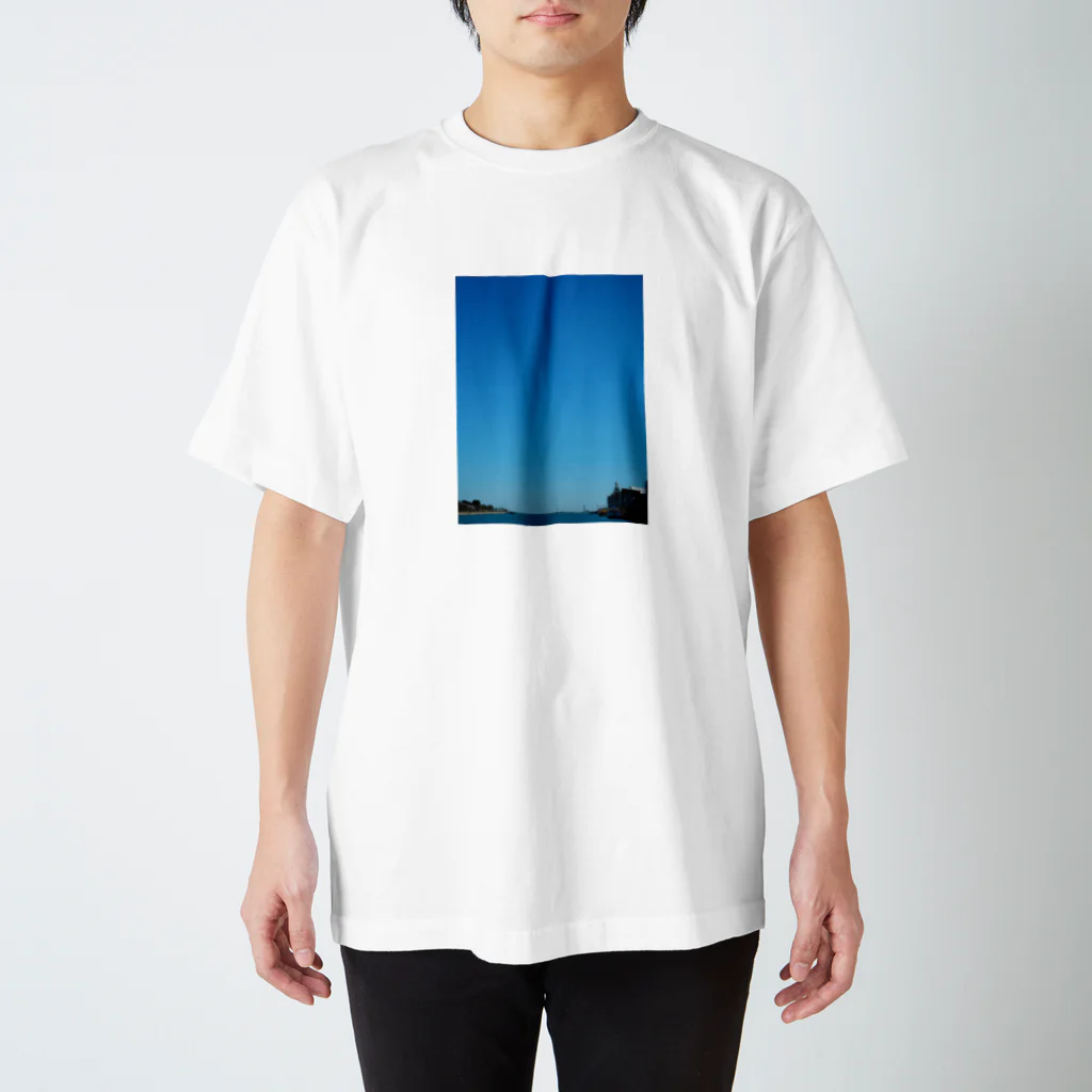 Haruki HorimotoのBlue sky in Chicago Regular Fit T-Shirt