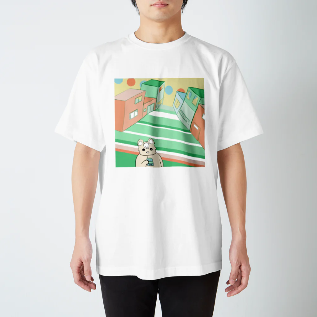 electronicatの帰り道 Regular Fit T-Shirt