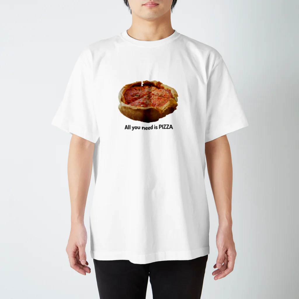 Haruki HorimotoのAll you need is PIZZA Regular Fit T-Shirt