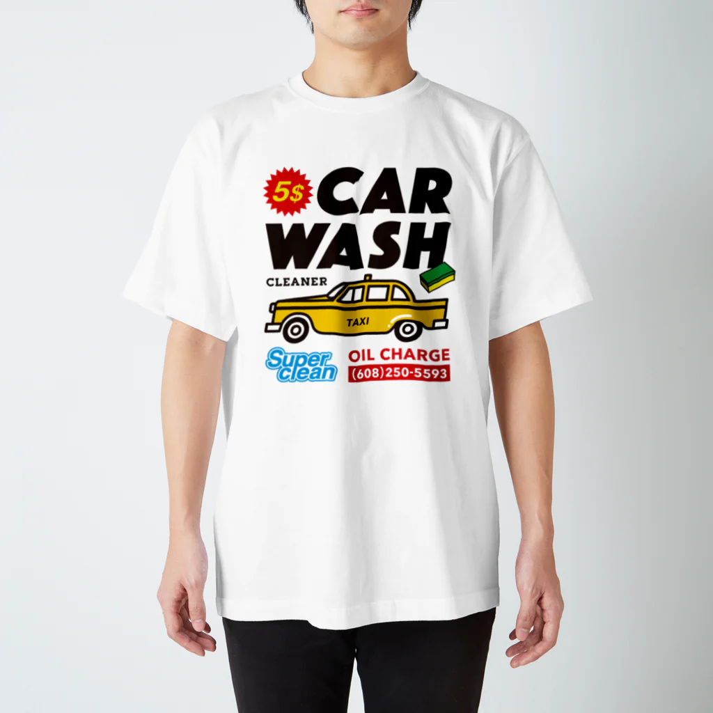 BUSCEMISのCAR WASH スタンダードTシャツ