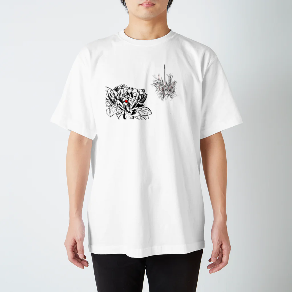 バフンウニの夏と花火と花 Regular Fit T-Shirt