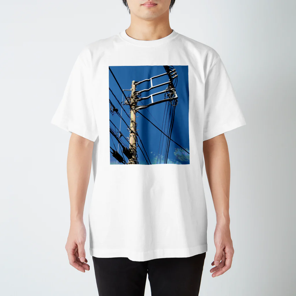 あにろりの電柱 2A Regular Fit T-Shirt