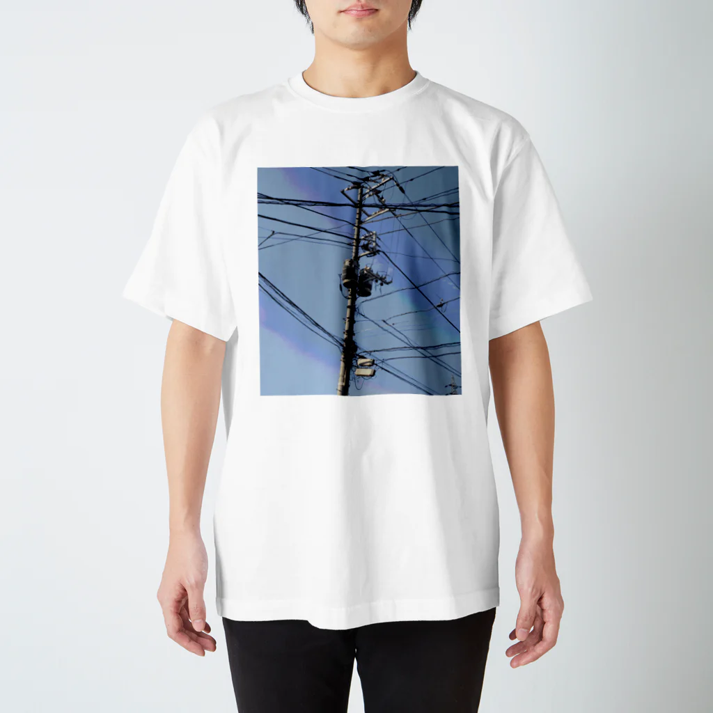 あにろりの電柱 3A Regular Fit T-Shirt