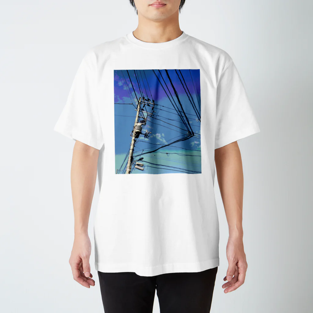 あにろりの電柱 1C スタンダードTシャツ