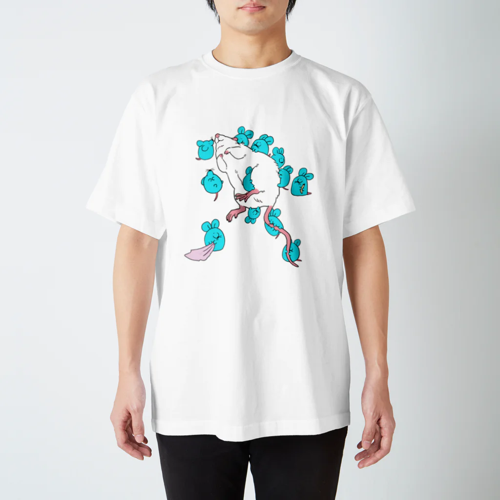 squeak squeakのねずみ と まうす。 Regular Fit T-Shirt