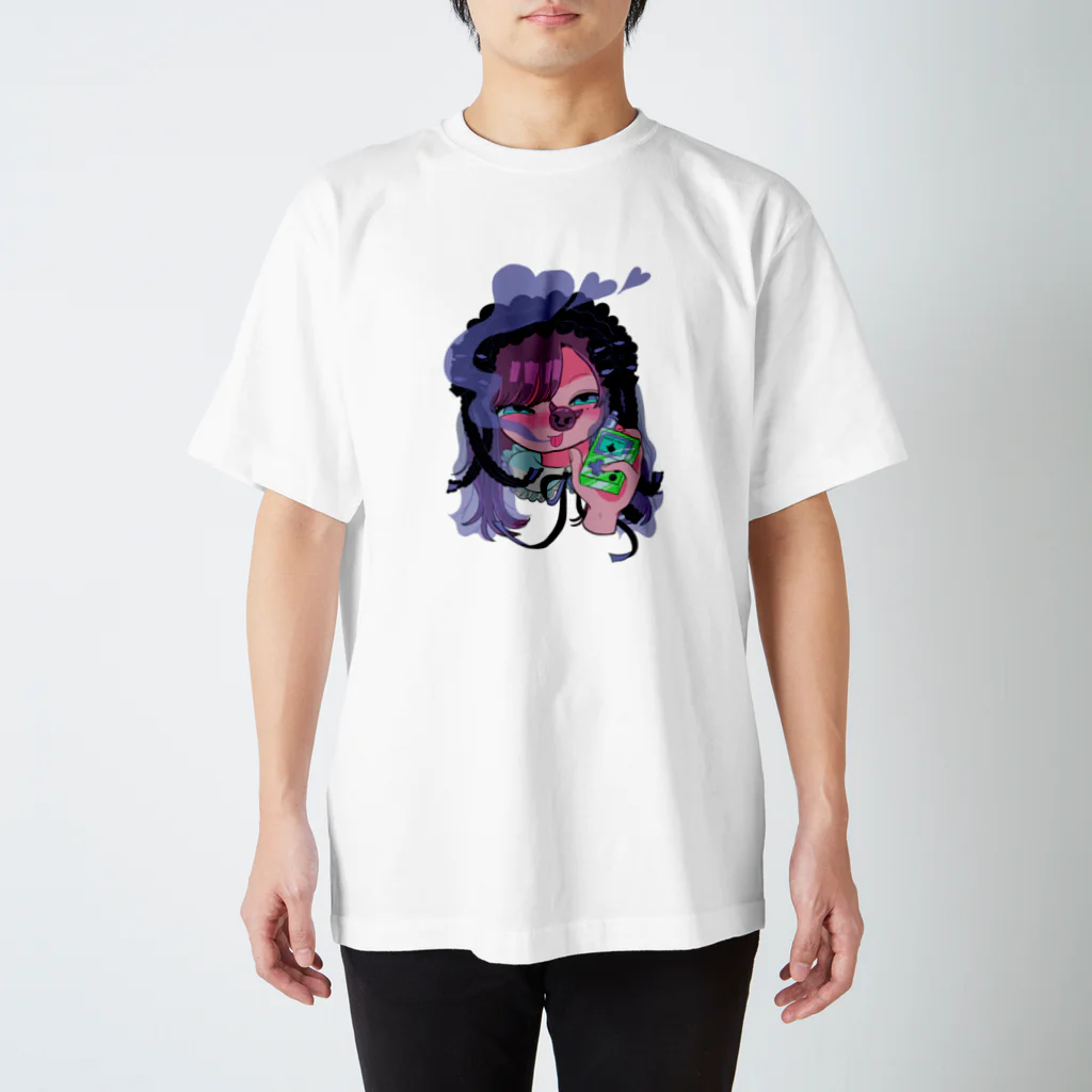 いわぬが桜の大麻おティー🌱×豚箱コラボ スタンダードTシャツ