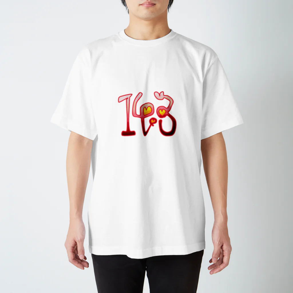 JunPEACEの143 = I LOVE YOU スタンダードTシャツ