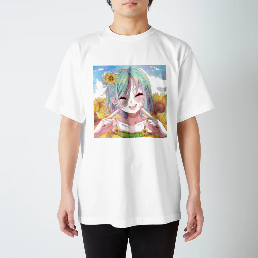 朏らぱんのへやの女の子は笑顔が一番 Regular Fit T-Shirt