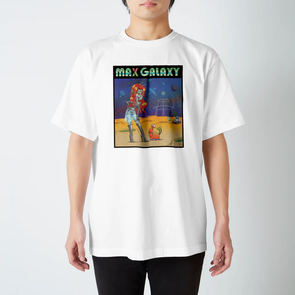 nidan-illustrationのMAX GALAXY スタンダードTシャツ