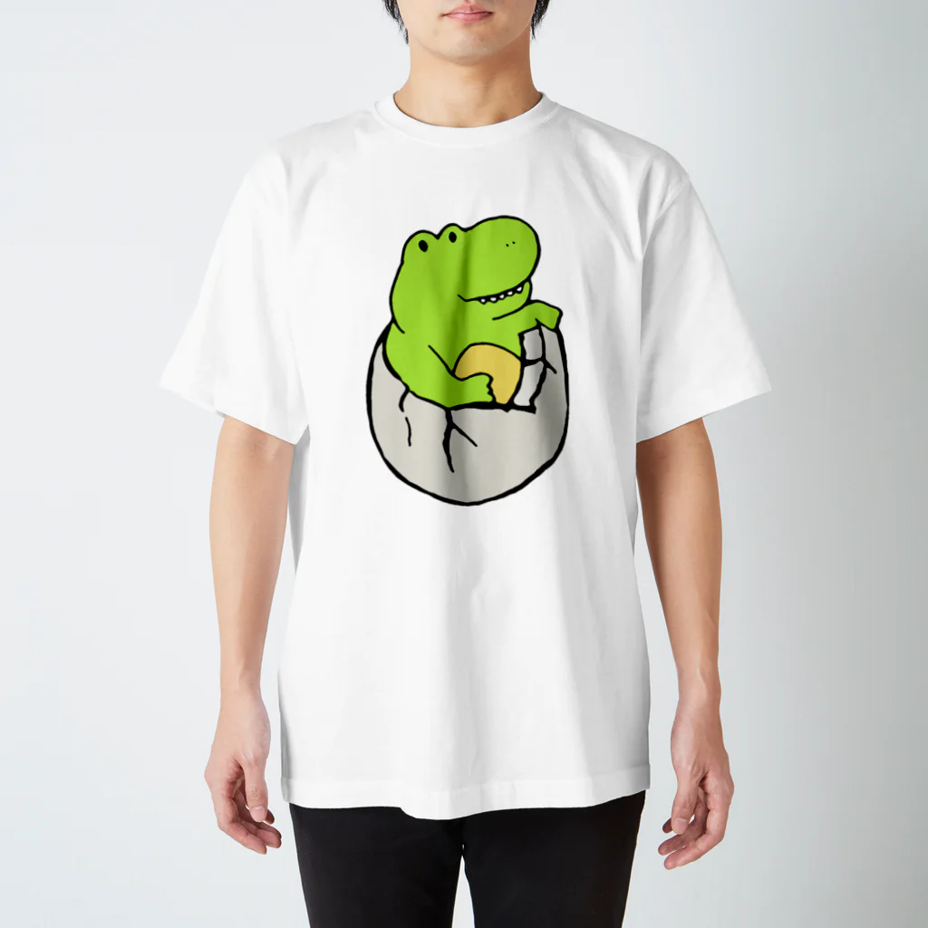ぺちぺち工房 Pechi Pechi Atelierの恐竜の赤ちゃん Regular Fit T-Shirt