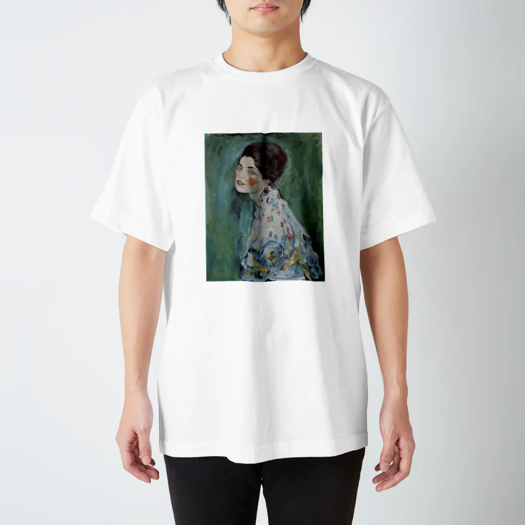 Art Baseのグスタフ・クリムト / 1917 /Portrait of a Lady / Gustav Klimt スタンダードTシャツ