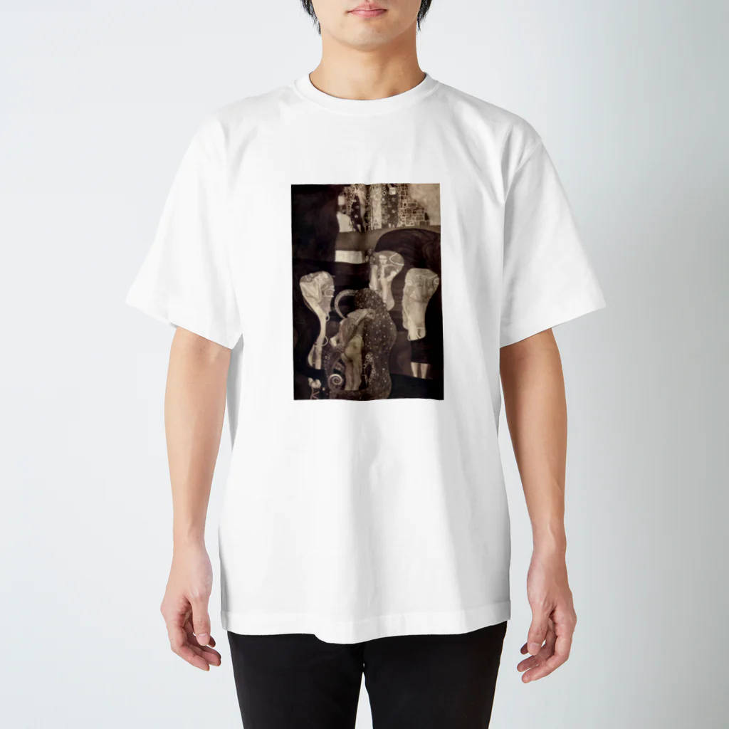 Art Baseのグスタフ・クリムト / 1907 /Jurisprudence (final state) / Gustav Klimt Regular Fit T-Shirt