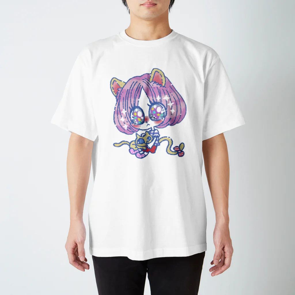 もーたんのねこ子ちゃん スタンダードTシャツ