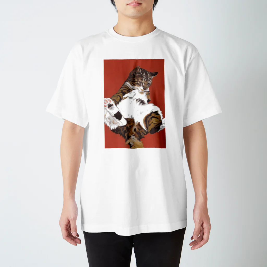 樽猫堂  安部円子の猫「ぐりこ１号」 スタンダードTシャツ