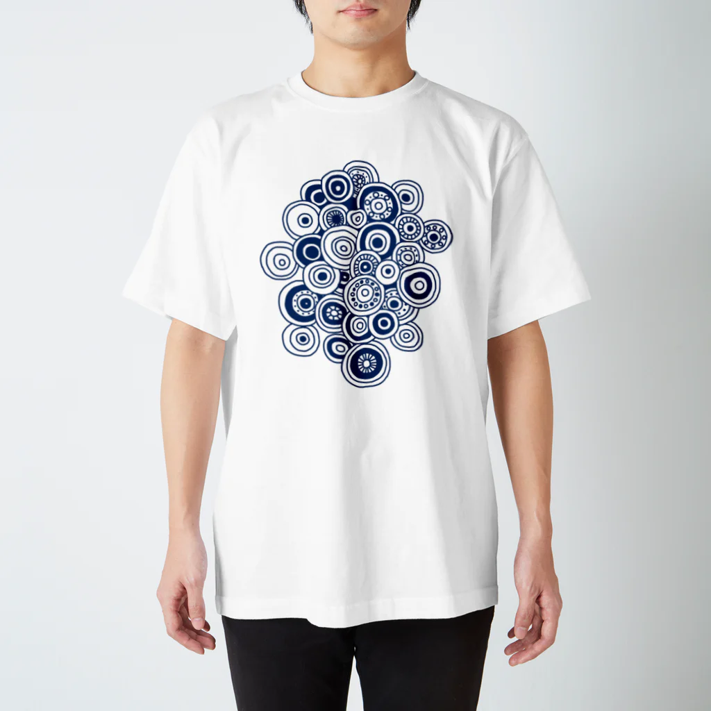 すずきの丸の集合体(縦) Regular Fit T-Shirt