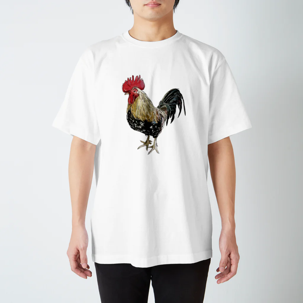 kanako-mikanのカッコイイ鶏 Regular Fit T-Shirt