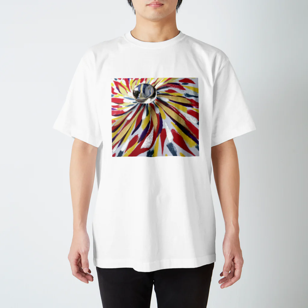 Yo+Ichiro.Universe.Artの浄化と喜びの炎 - ニギハヤヒと供に - スタンダードTシャツ