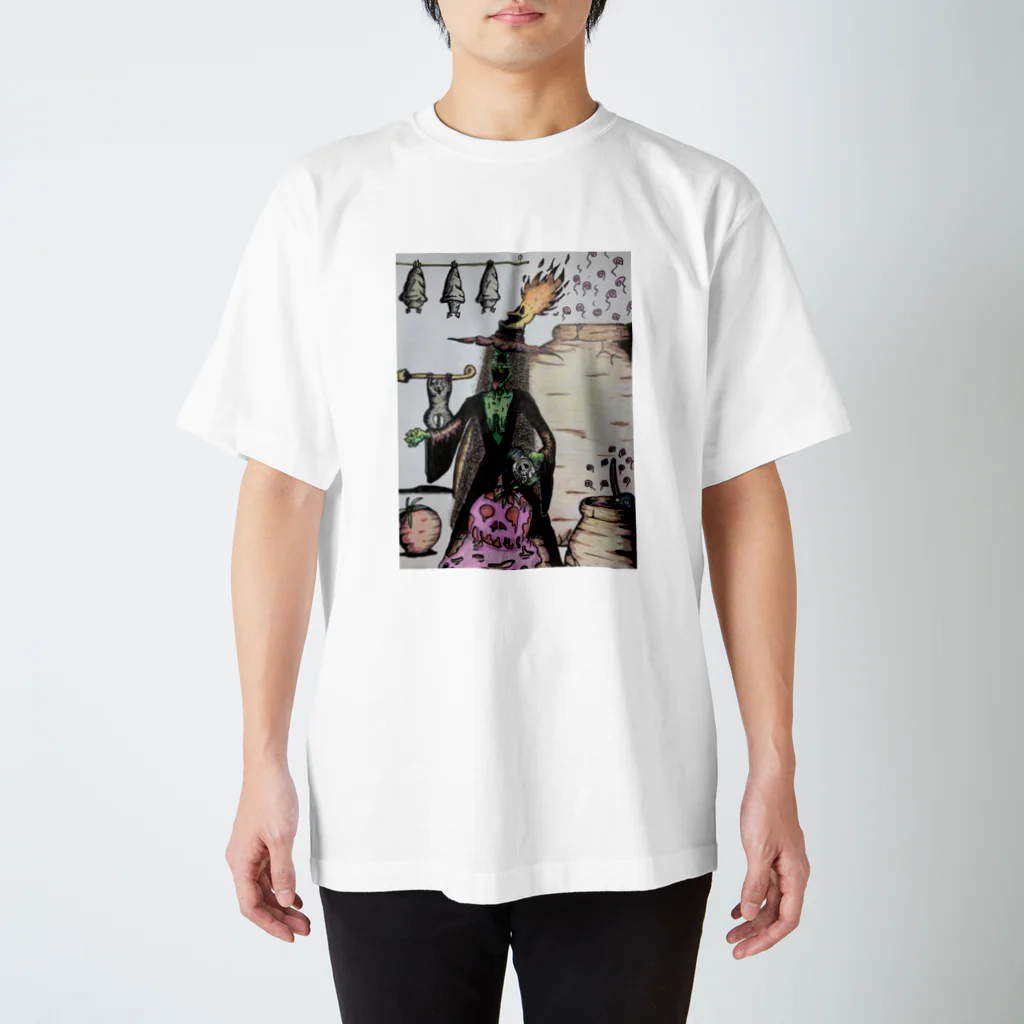 mamonoyaのドロロン魔女 スタンダードTシャツ