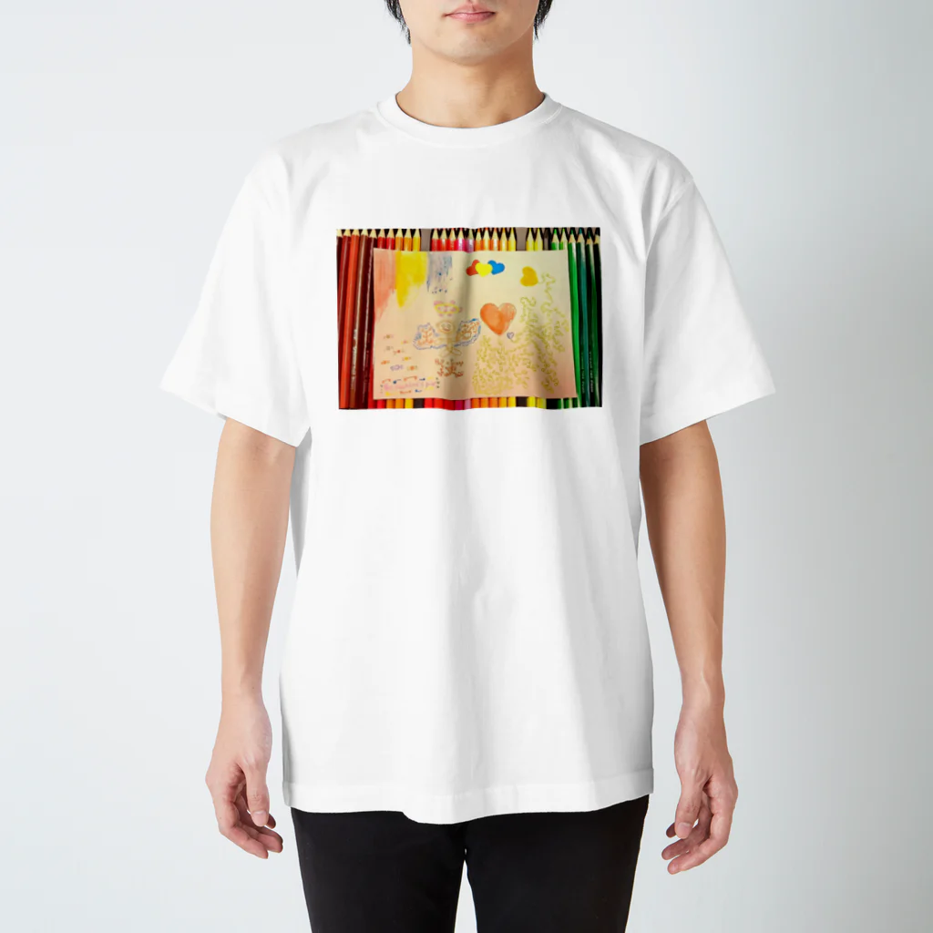 egg Artworks & the cocaine's pixの赤青黄ノ天使 スタンダードTシャツ