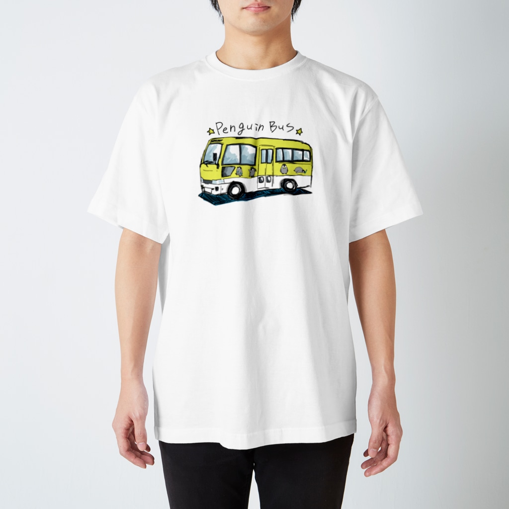 楽描画廊のペンギンバス Regular Fit T-Shirt