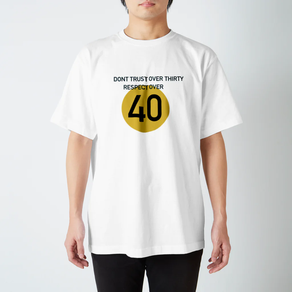 阿部憲郎の40歳へのリスペクト スタンダードTシャツ