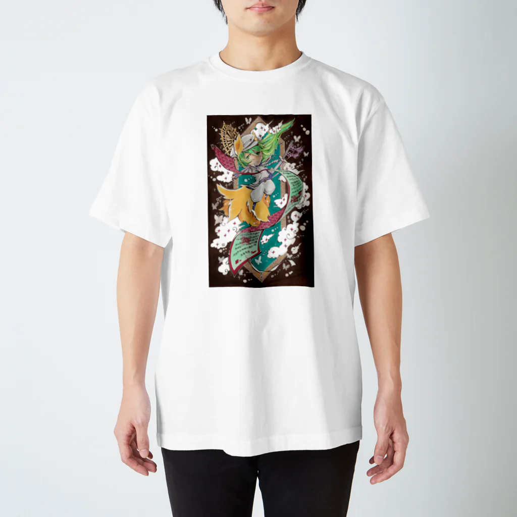 松(絵描き)のいなり祝詞 Regular Fit T-Shirt