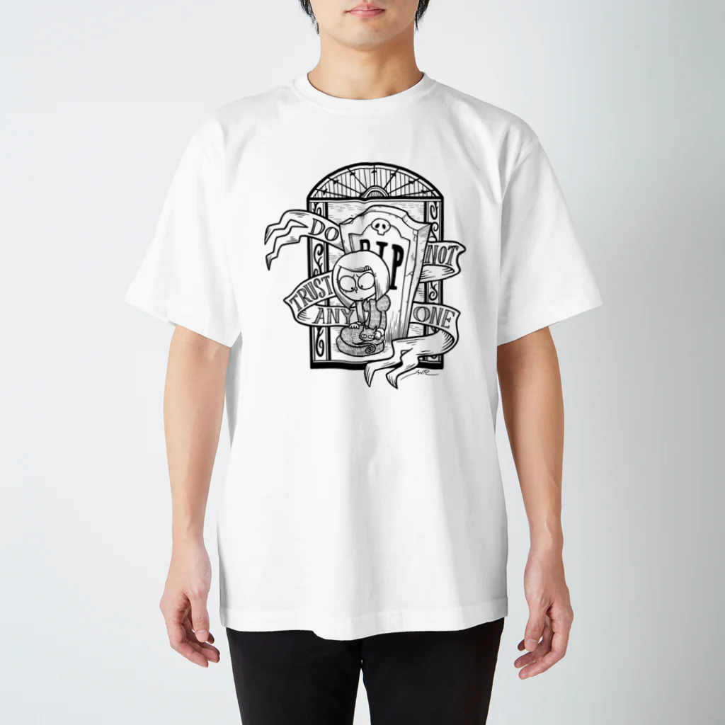 SONICのDo Not Trust Anyone　（白） Regular Fit T-Shirt