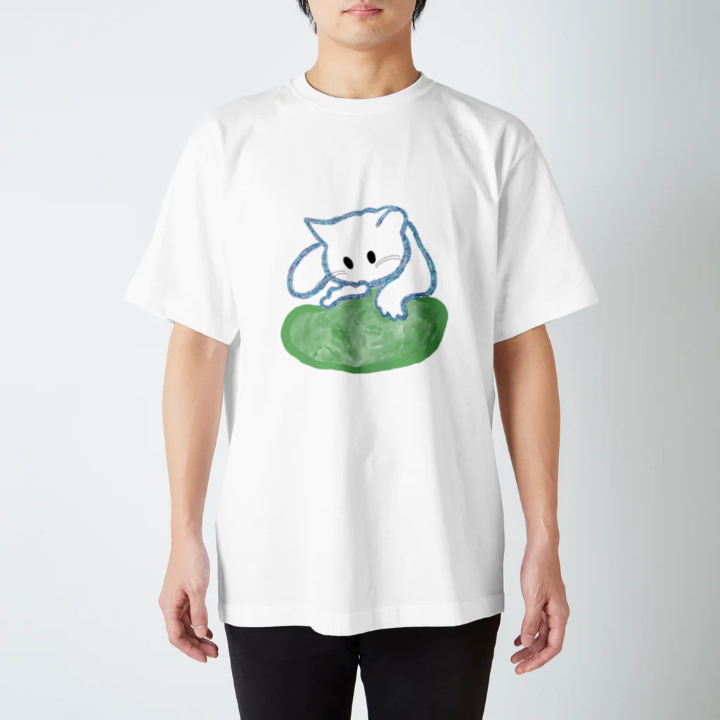 お菓子パーラーのふみふみねこ スタンダードTシャツ